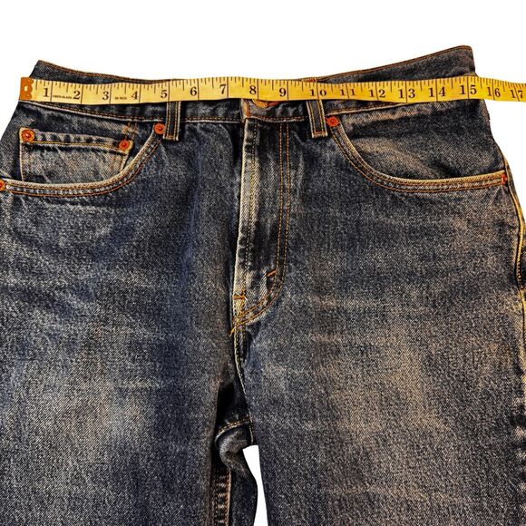 Levi’s 505 Straight Jeans Men’s Size 32 X 34 Zip Fly Red Tab 100% Cotton - Picture 7 of 10